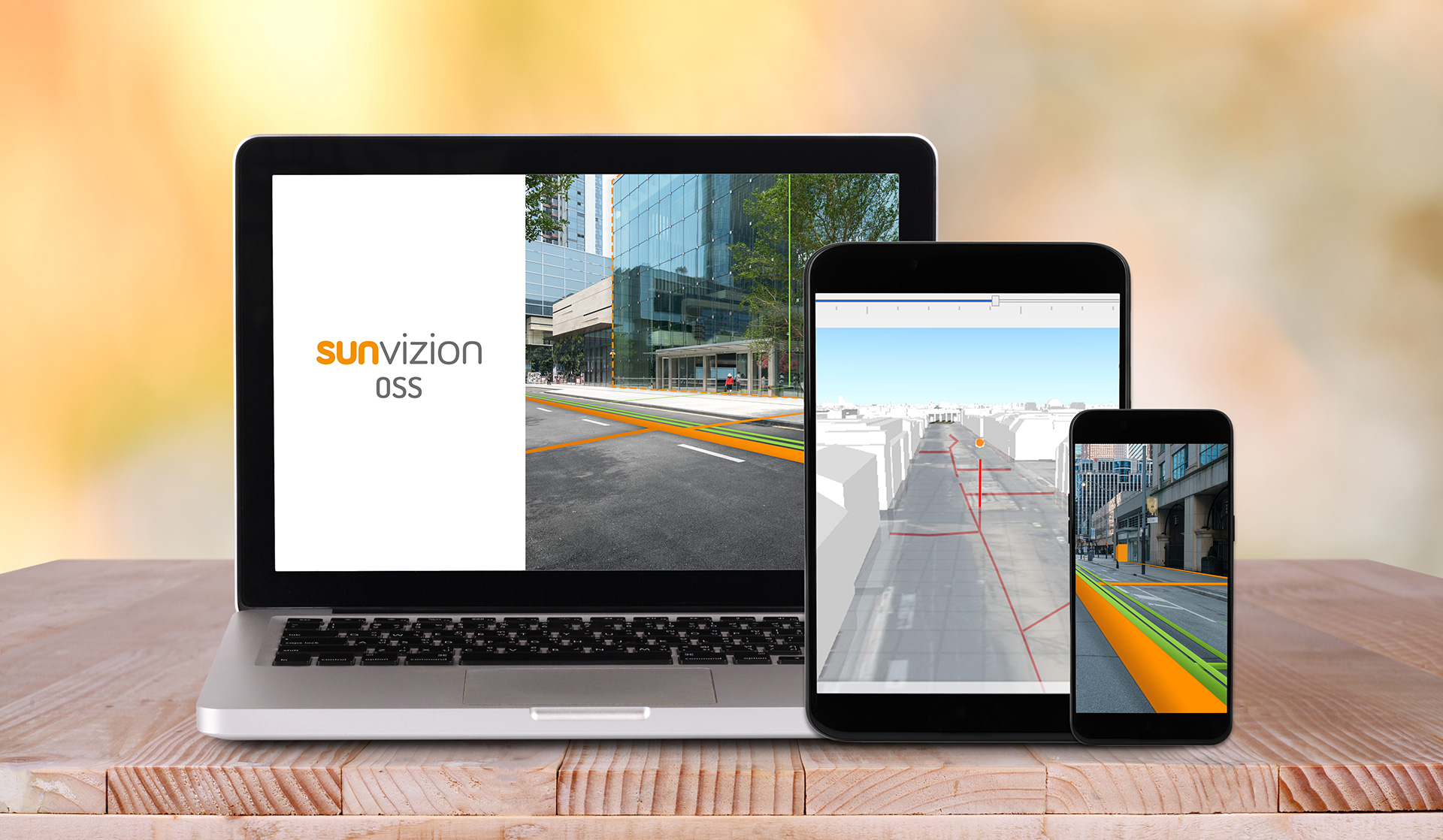 3D-отображения, дополненную реальность SunVizion OSS Sunvizion 17.0 - System usage preview